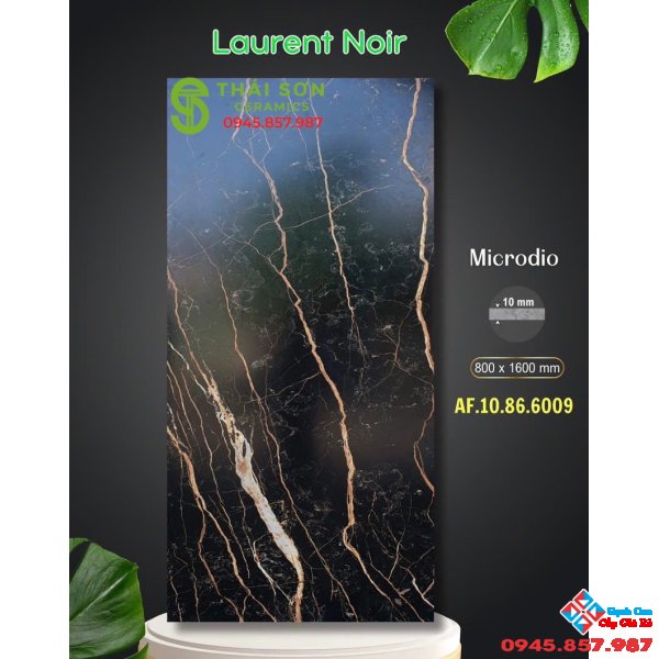 Gạch lát nền 80x160 apodio đen vân cam mờ cao cấp