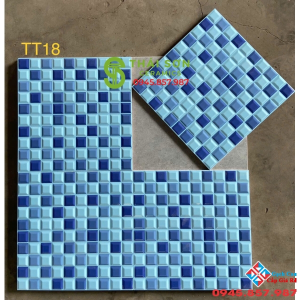 Gạch ốp lát hồ bơi mosai 30x30 giá rẻ