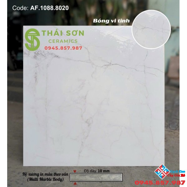 Gạch lát nền 80x80 apodio đồng chất bóng vi tinh 8020