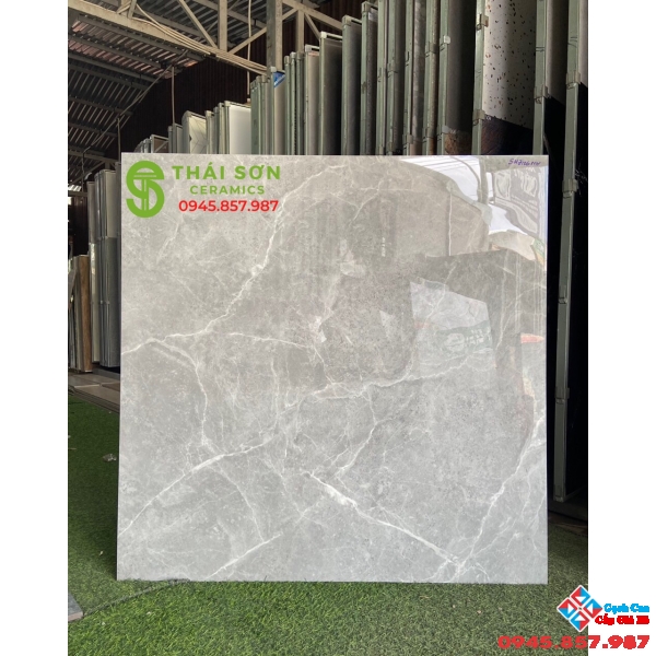 Gạch 100x100 lát nền vân đá xám ấn độ