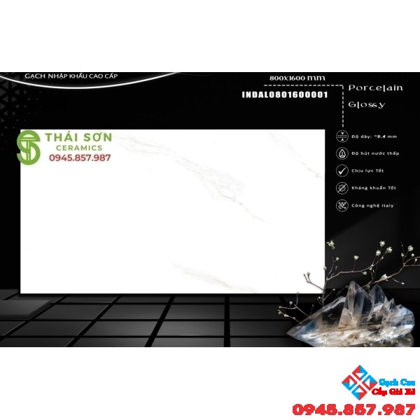 Gạch rẻ long an 80x160 đá bóng kiếng trắng vân cao cấp