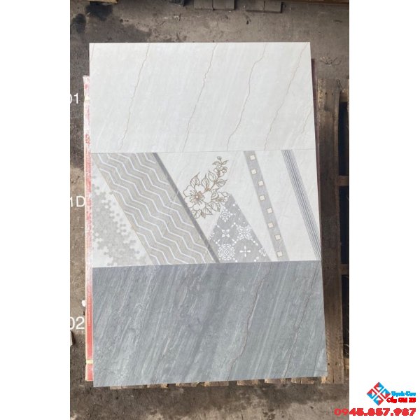 Gạch bóng kiếng 30x60 khắc kim