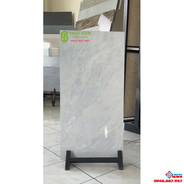 Gạch ốp tường 40x80 trung quốc màu xám nhẹ xương đá 