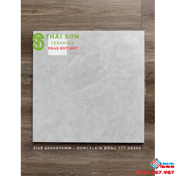Gạch Takao bóng kiếng 60x60 lát nền màu xám vân 