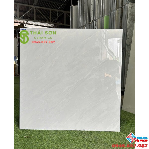 Gạch Takao bóng kiếng 80x80 lát nền màu xám nhạt