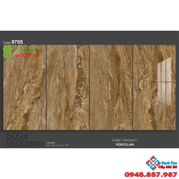 Gạch lát nền 80x160 bóng kiếng tasa cao cấp