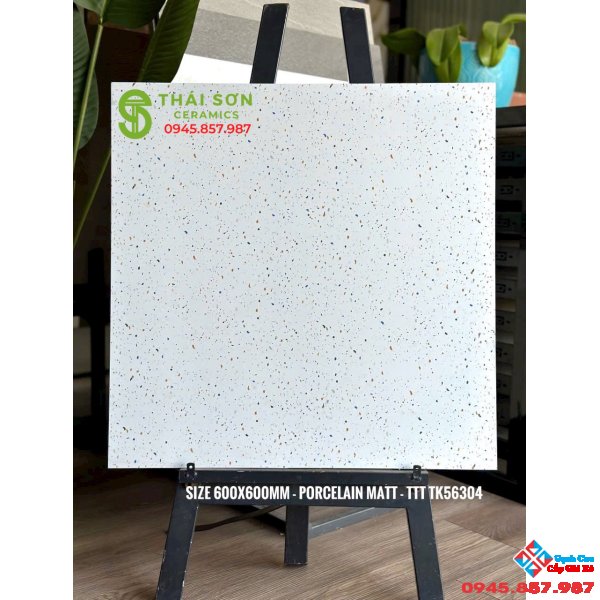 Gạch terrazzo 60x60 matt mờ cao cấp