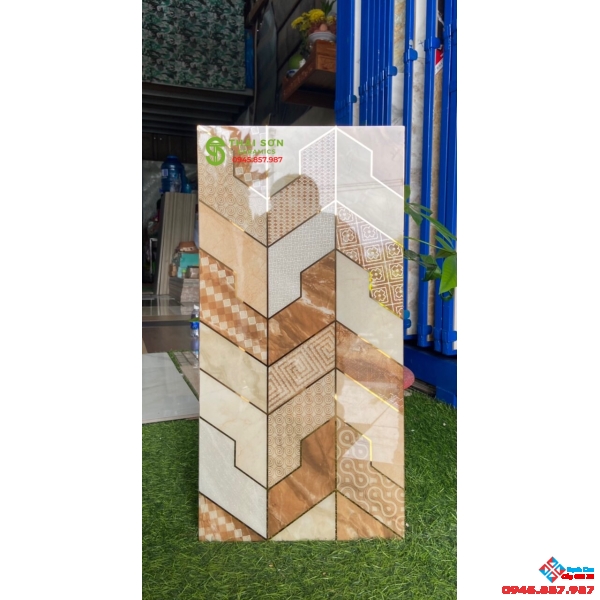 Gạch khắc kim nhũ vàng ép kiếng 30x60 đá bóng kính