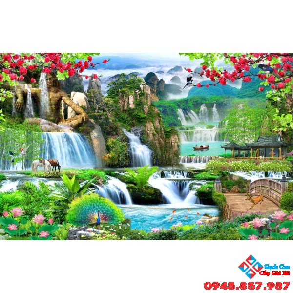 Gạch tranh 3D thiên nhiên đẹp nhất
