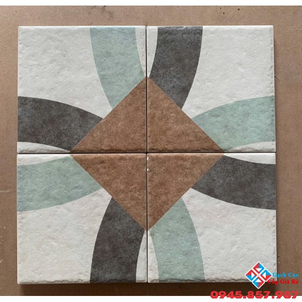 Gạch bông cổ lát hàng bar 20x20 matt mờ trung quốc