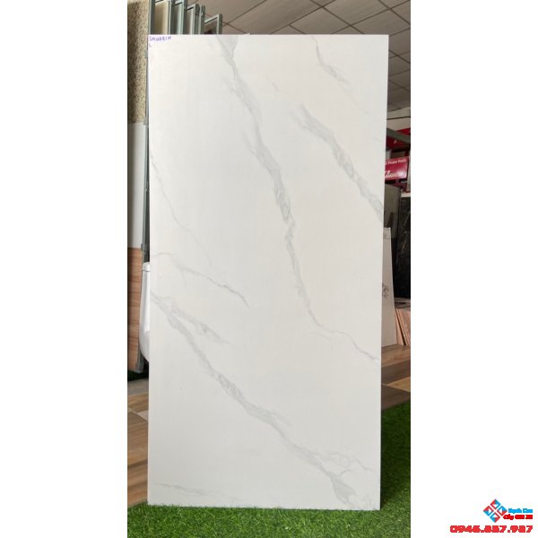Gạch lát nền 60x120 trắng mờ nhập khẩu