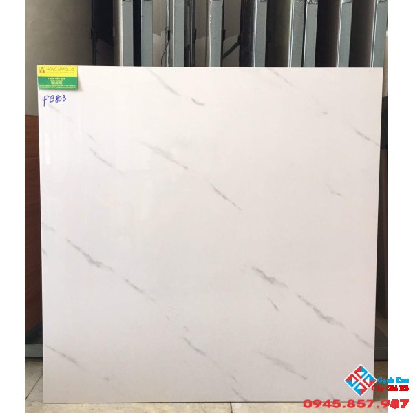 Đá granite 80x80 trắng vân mây Fb803