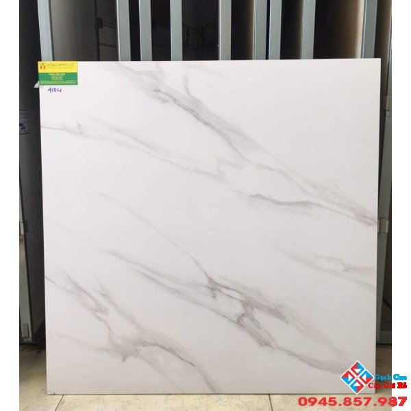 Đá mờ 80x80 trắng vân mây vitto 4104