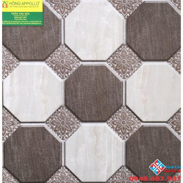 Gạch sân vườn 40x40 hình lục giác