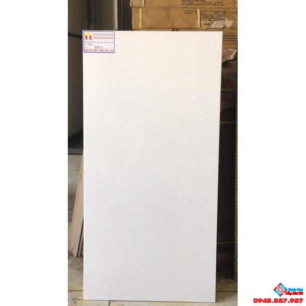 Gạch ốp tường 40x80 trắng trơn
