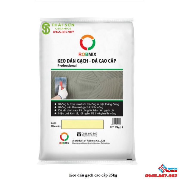 Keo dán gạch robmix ốp tường cao cấp giá rẻ