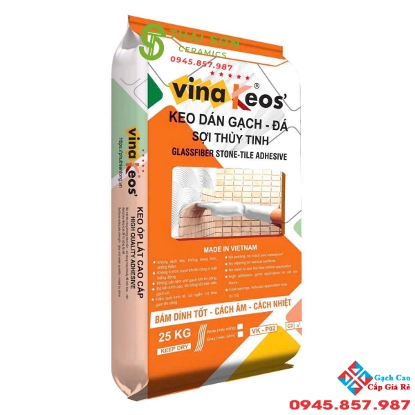 Keo dán gạch vinakeos chính hãng cao cấp